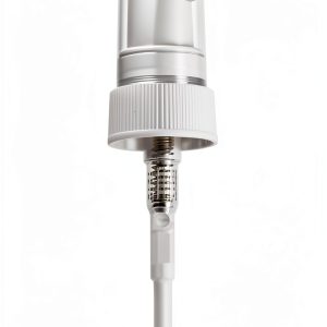 White Ribbed Pump Closure JUVITUS 20-410 12-Pack 4 inch Dip Tube-0