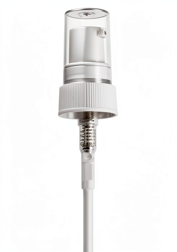 White Ribbed Pump Closure JUVITUS 20-410 12-Pack 4 inch Dip Tube-0