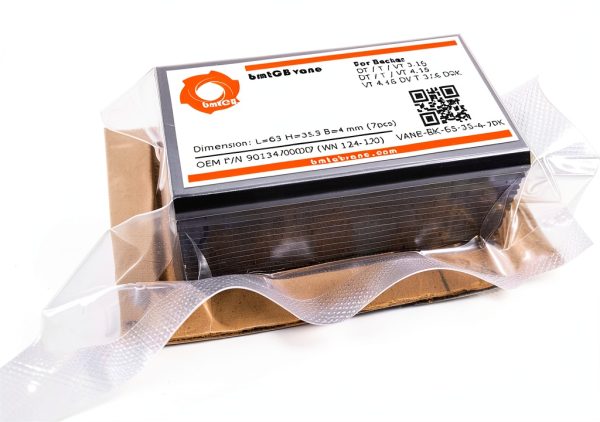 bmtCB Carbon vane 7pcs PM kit for becker Pump DT3.16 T3.16 VT3.16 DT4.16 T4.16 VT4.16 VT4.16DV T3.16DSK 90134700007 WN124-120 DIM: 63mm x 35.5mm x 4mm (1 set 7PCS)-0